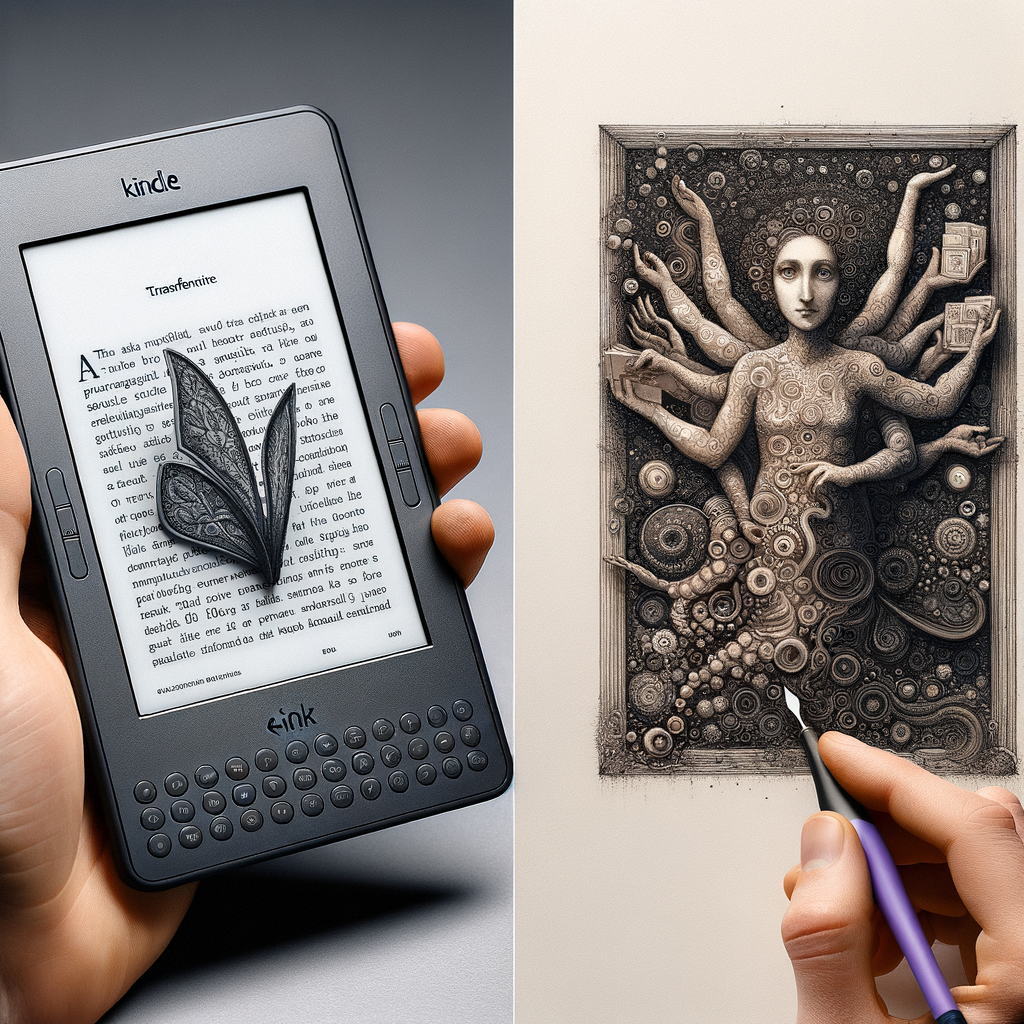 E-inkディスプレイの目に優しさを示すために、スマートフォンとの比較で、Kindle Paperwhiteの読みやすさを際立たせています。